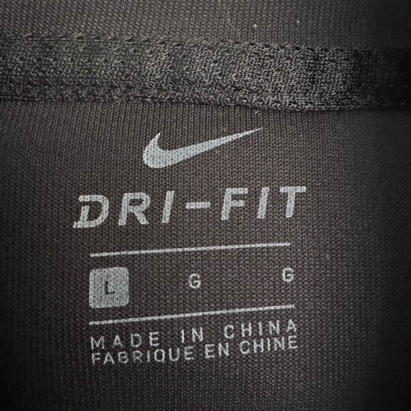 Nike Black and Gray Two-Tone Dri-Fit Short Sleeve Hoodie - Picture 5 of 6